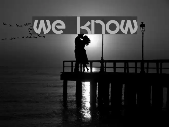 we know Font examples