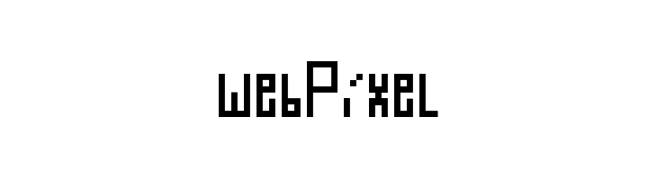 webPixel Font