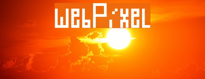 webPixel Font examples