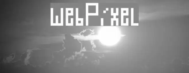 webPixel Font examples