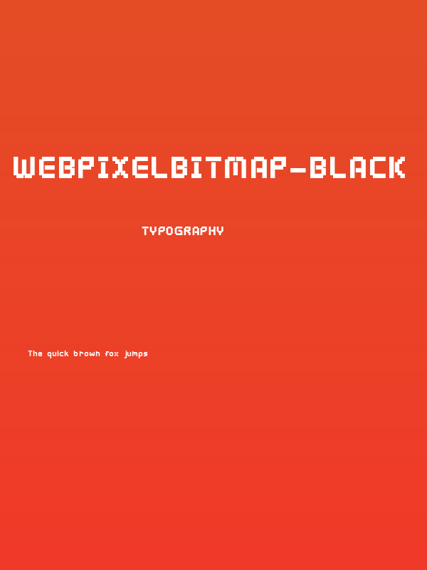 webpixelbitmap-Black Poster