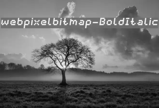webpixelbitmap-BoldItalic examples