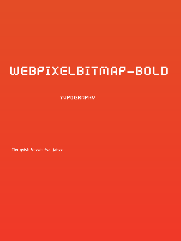 webpixelbitmap-Bold Poster