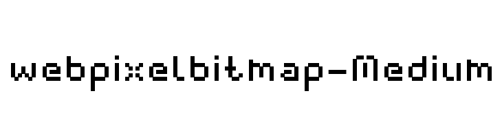 webpixelbitmap-Medium Font