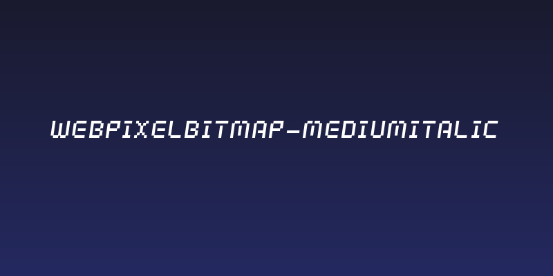webpixelbitmap-MediumItalic Social Header