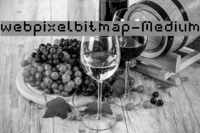 webpixelbitmap-Medium Font examples