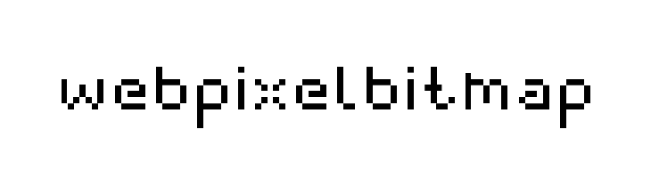 webpixelbitmap  免费字体下载