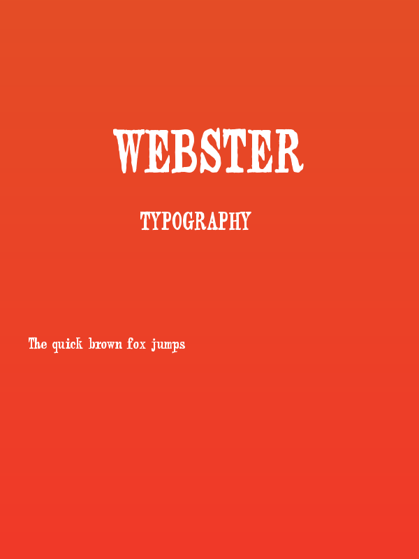 webster Poster