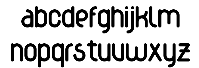 wec-Bold Font LOWERCASE