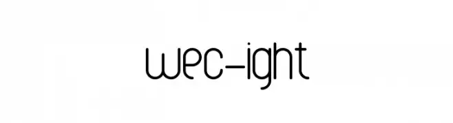 wec-Light  Frei Schriftart Herunterladen
