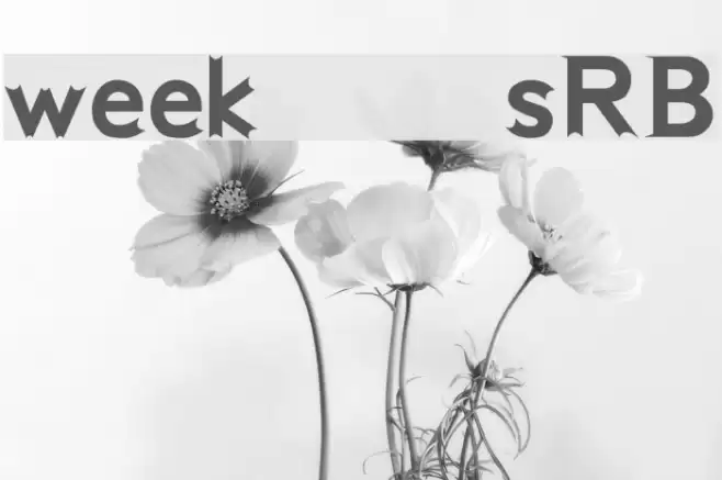 week [sRB] Font examples