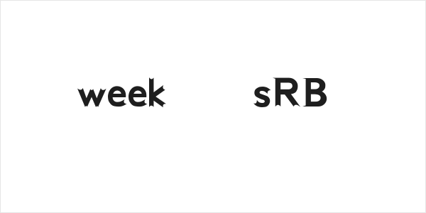 week [sRB] Logo