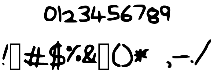 wei Font OTHER CHARS