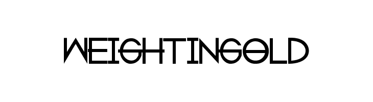 weightingold  フリーフォントのダウンロード