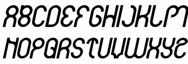 weknow Bold Italic 字体 大写