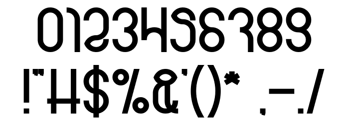 weknow Bold Font OTHER CHARS