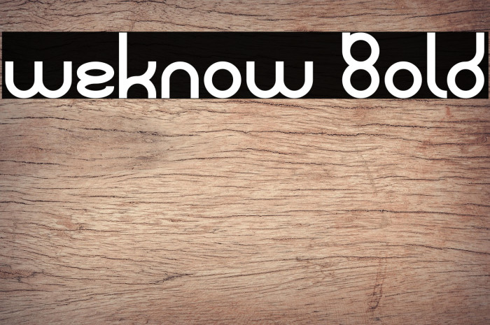 weknow Bold Example 1