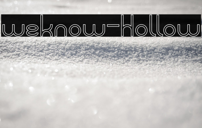 weknow-Hollow Example 2