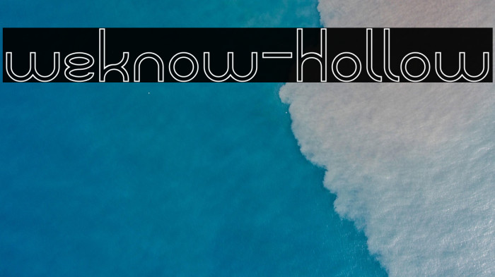 weknow-Hollow Example 3