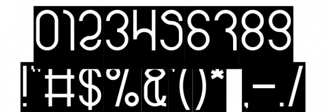 weknow-Inverse Font OTHER CHARS