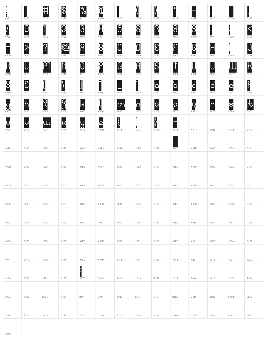 weknow-Inverse Character Map