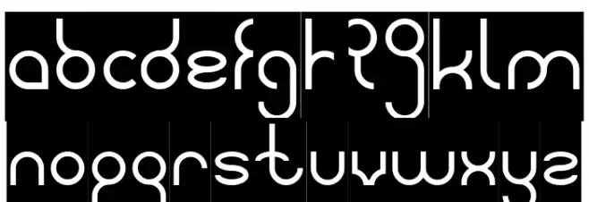 weknow-Inverse Font Litere mici