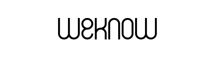 weknow  font caratteri gratis