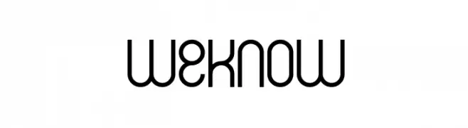 weknow  Frei Schriftart Herunterladen