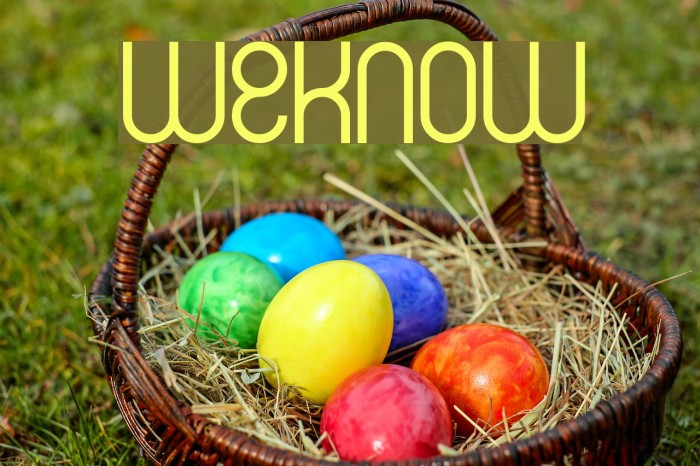 weknow Font examples