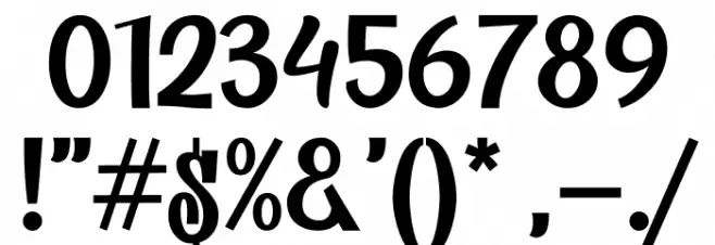 welldone Font OTHER CHARS