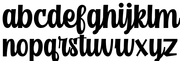 welldone Font LOWERCASE