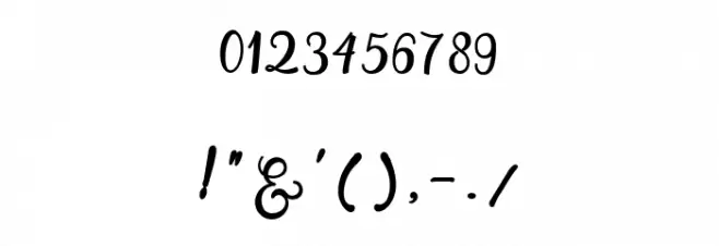 welmove Font OTHER CHARS