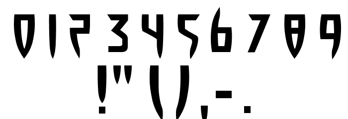 werewolves Font OTHER CHARS
