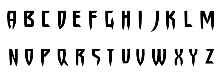 werewolves Font LOWERCASE