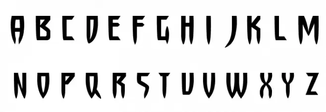 werewolves Fuentes MINÚSCULAS