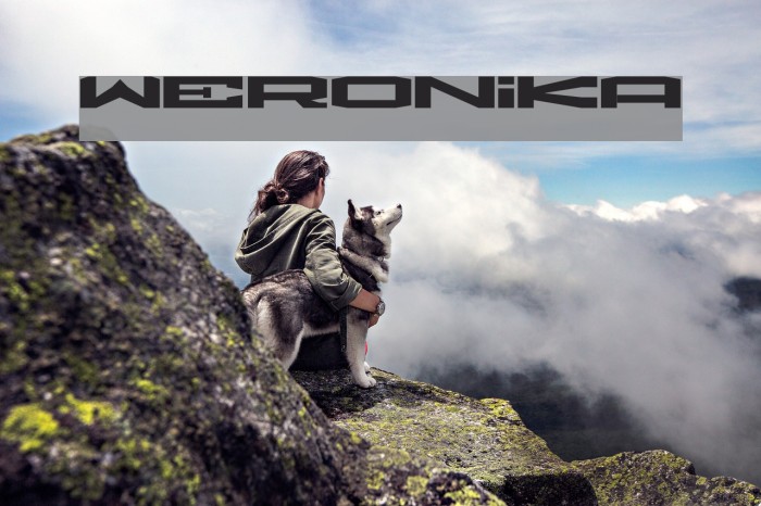 weronika Font examples