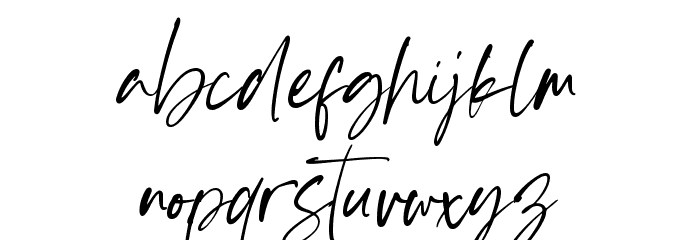 westborn Font LOWERCASE