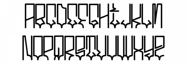 westcoast ink Caratteri MAIUSCOLE
