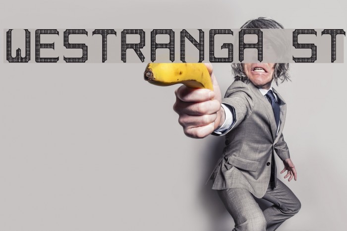 westranga st Font examples