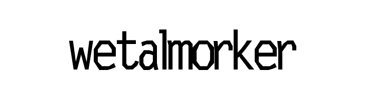 wetalmorker Font