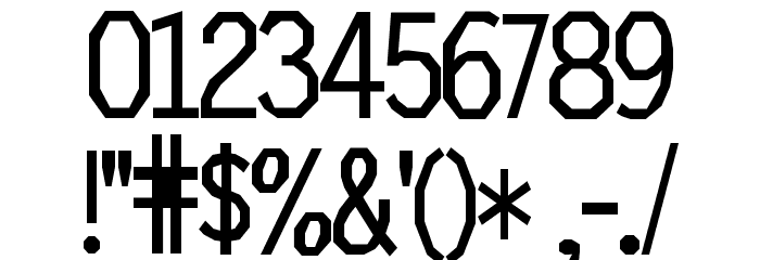 wetalmorker Font OTHER CHARS