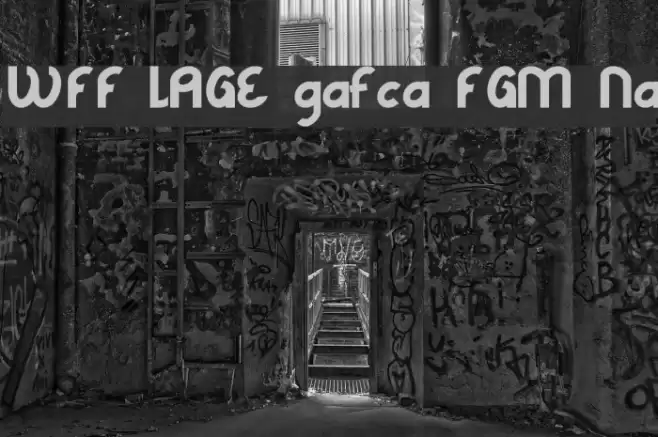 WFF LAGE grafica FGM Normal Font examples