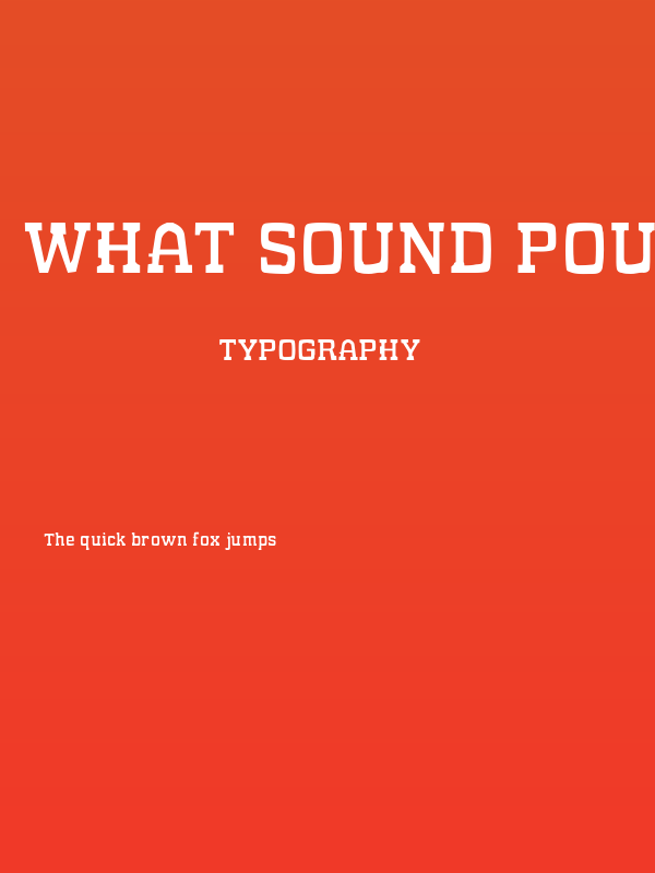 WHAT SOUND POUNDS? Normal Poster