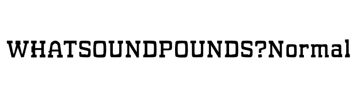 WHATSOUNDPOUNDS?Normal  Frei Schriftart Herunterladen