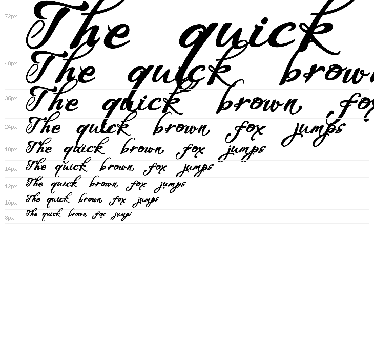 WHISPERS CALLIGRAPHY_DEMO_sinuous_BOLD Waterfall