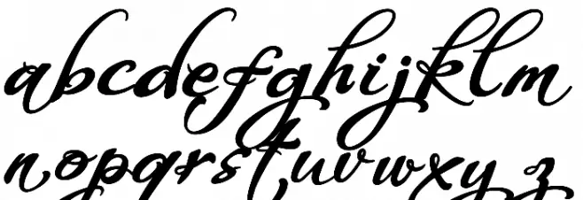 WHISPERS CALLIGRAPHY_DEMO_sinuous_BOLD Caratteri MINUSCOLO