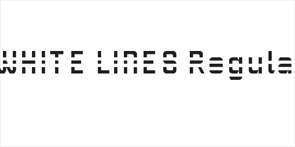 WHITE LINES Regular Logo