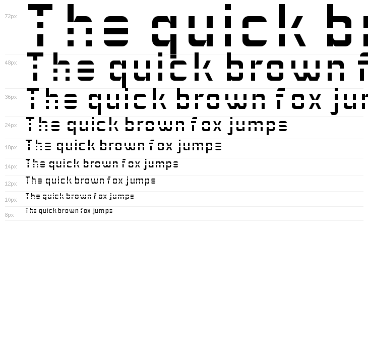 WHITE LINES Regular Waterfall