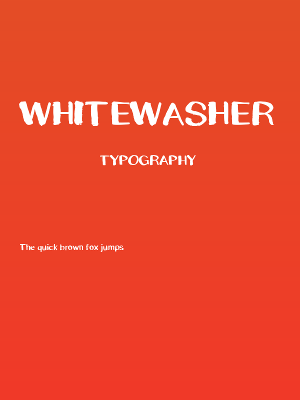 WHITEWASHER Poster