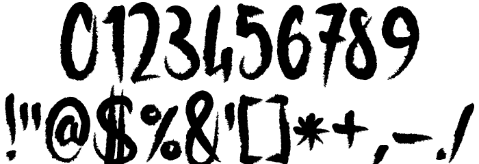 WHITE_SHARK_CRE Font OTHER CHARS
